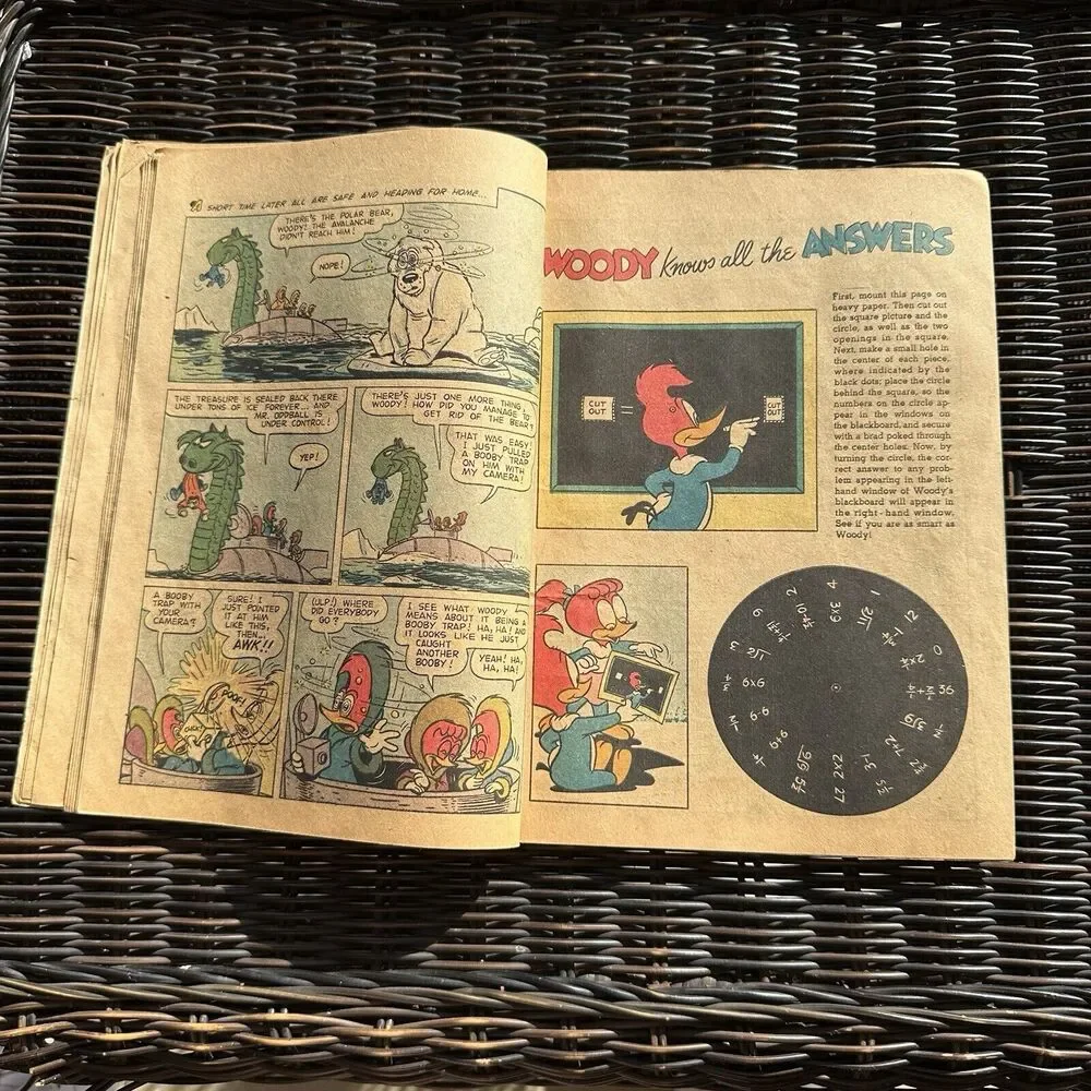 Woody Woodpecker's Back to School  No. 6 1957 Dell‎ Comic